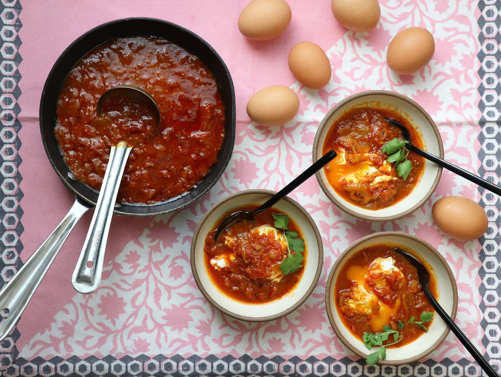 Poached Eggs in Tomato