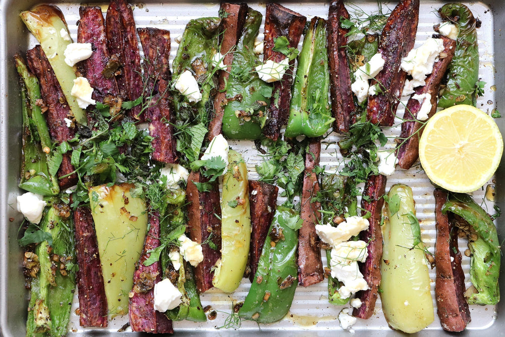 Purple Potato & Pepper Roast