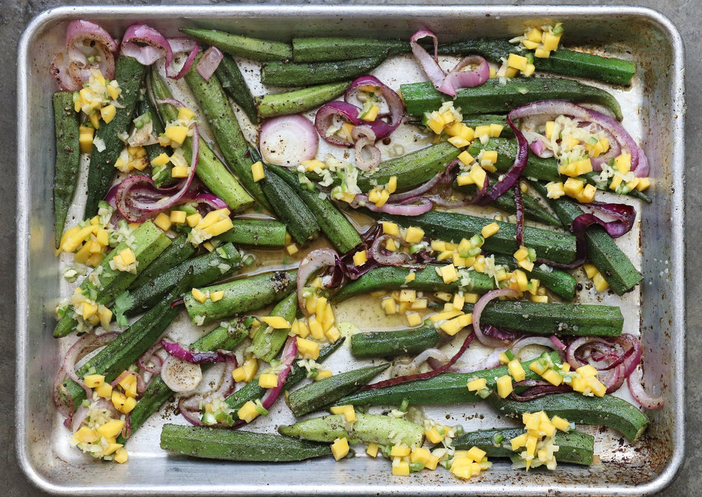 Sheet Pan Okra
