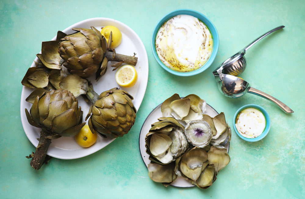 Spice-steamed Artichokes