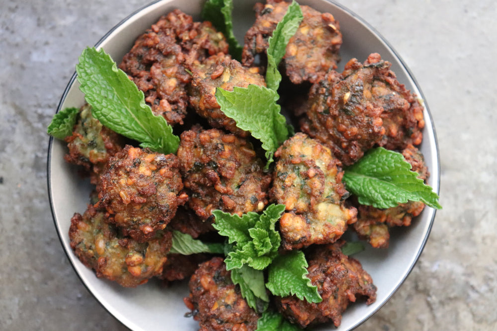 Zucchini Moong Fritters