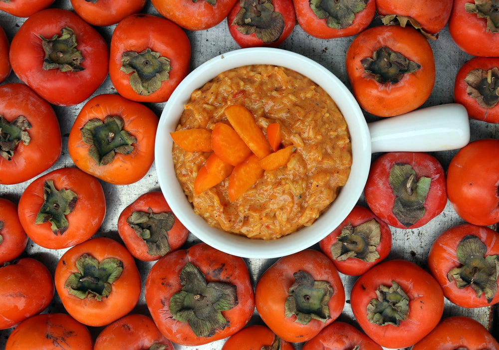 PERSIMMON RICE PUDDING