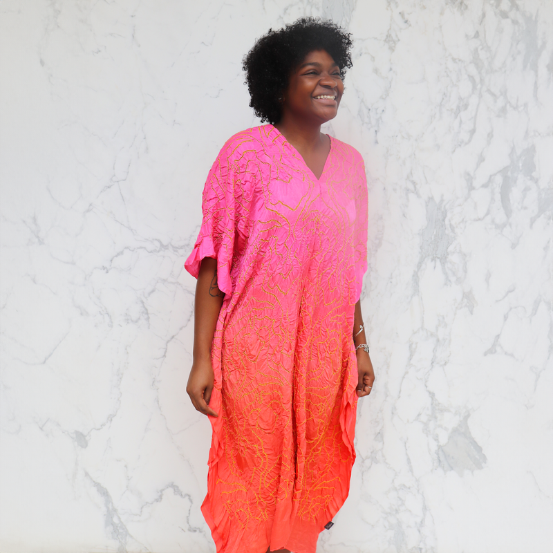 Poppy Fields Kaftan