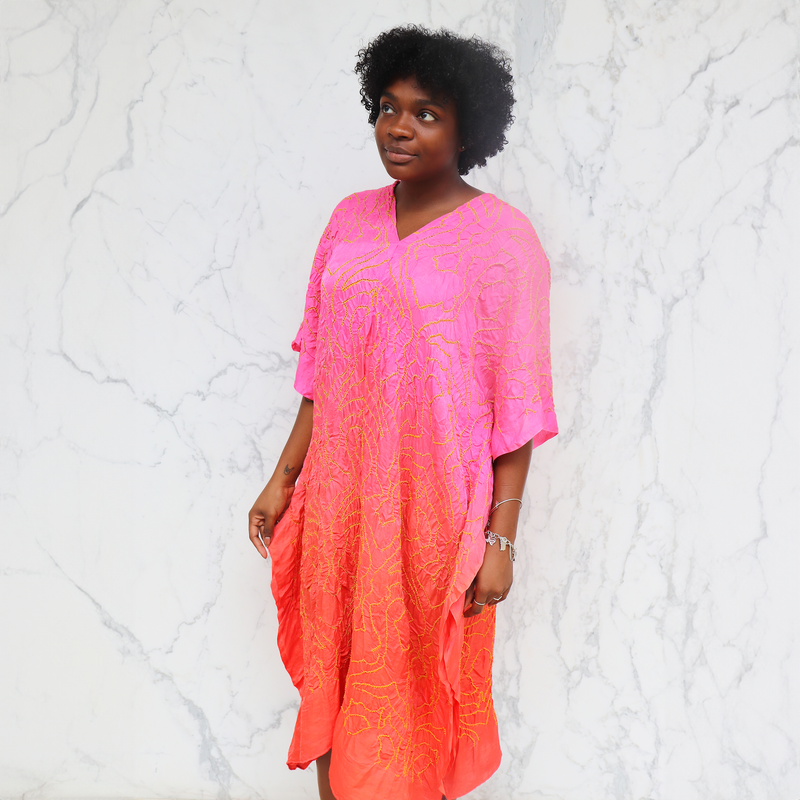 Poppy Fields Kaftan