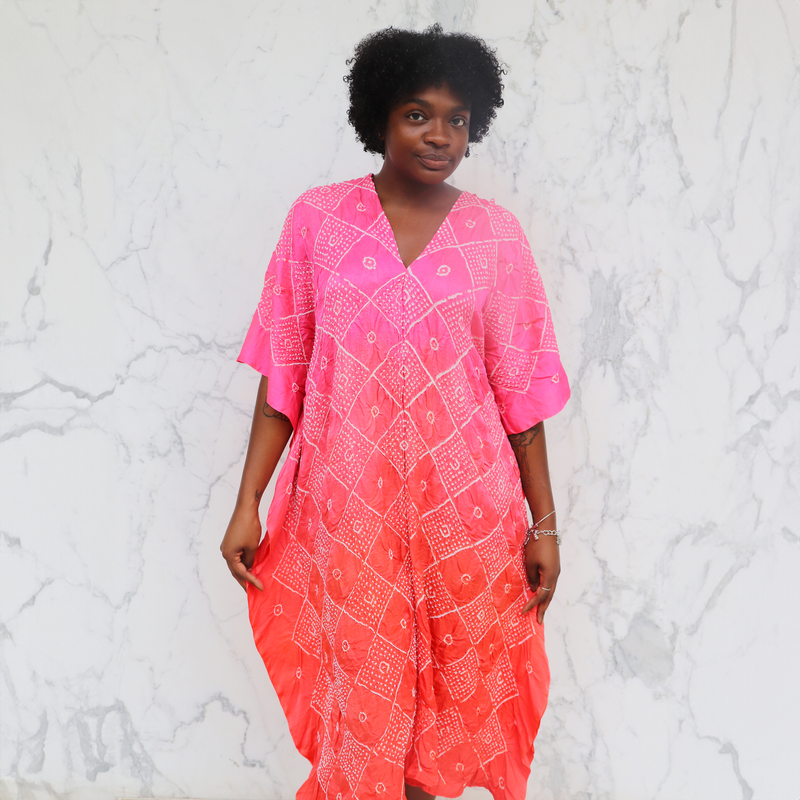 Rhubarb Pie Kaftan